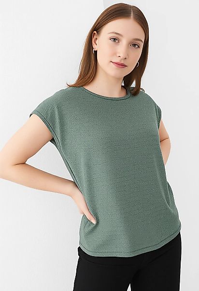 ONLY "ONLCLAUDIA S/S GLITTER STRIPE TOP JRS" günstig online kaufen