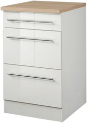 KOCHSTATION Unterschrank "KS-Wien" Breite 50 cm, mit 1 Schubkasten und 2 Au günstig online kaufen