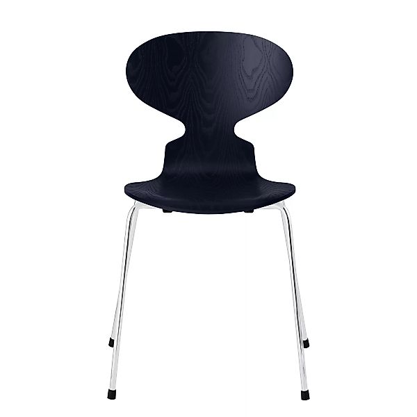 Fritz Hansen - Die Ameise™ Stuhl gefärbte Esche - mitternachtsblau/Sitzfläc günstig online kaufen
