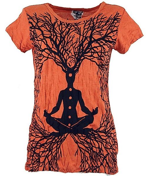 Guru-Shop T-Shirt Sure T-Shirt Meditation Chakra Buddha -.. Festival, Goa S günstig online kaufen