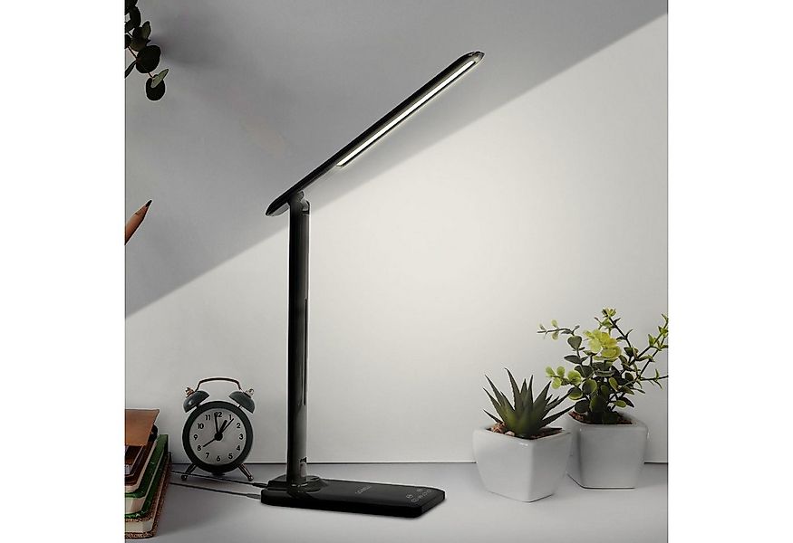 LQWELL Schreibtischlampe Schreibtischlampe LED, LED wechselbar, 3 Farbtempe günstig online kaufen