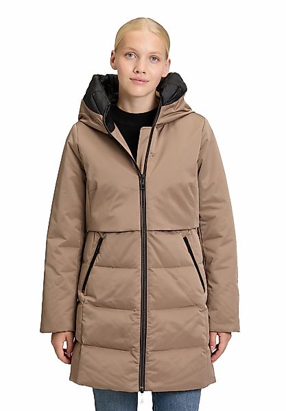 Amber & June Winterjacke "Amber & June Damen Wintermantel mit Kapuze", mit günstig online kaufen