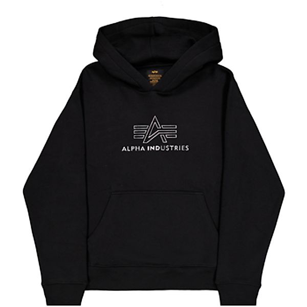 Alpha Industries  Sweatshirt Basic Hoodie BL TPU - black/chrome günstig online kaufen
