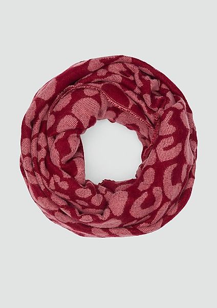 s.Oliver Loop Snood, Loop-Schal mit Leo-Muster günstig online kaufen