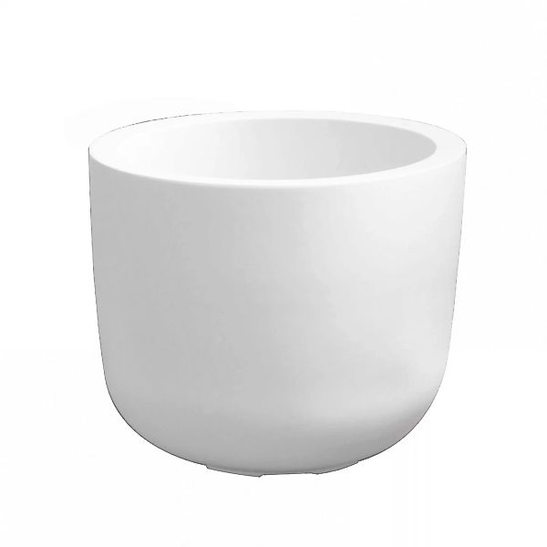Serralunga - Cup Pflanzgefäß H25cm - weiß/lackiert/H x Ø 25x47cm günstig online kaufen