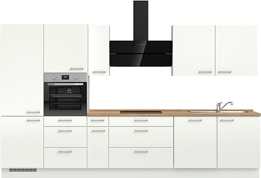 nobilia® Küchenzeile »"Laser II", Ausrichtung wählbar, Breite 360 cm« vormo günstig online kaufen
