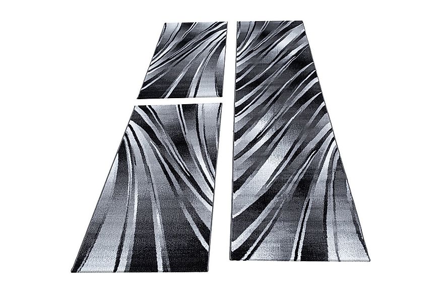 Carpettex Kurzflor-Bettumrandung Abstrakt Wellen Design, Höhe 12 mm, (Bett- günstig online kaufen