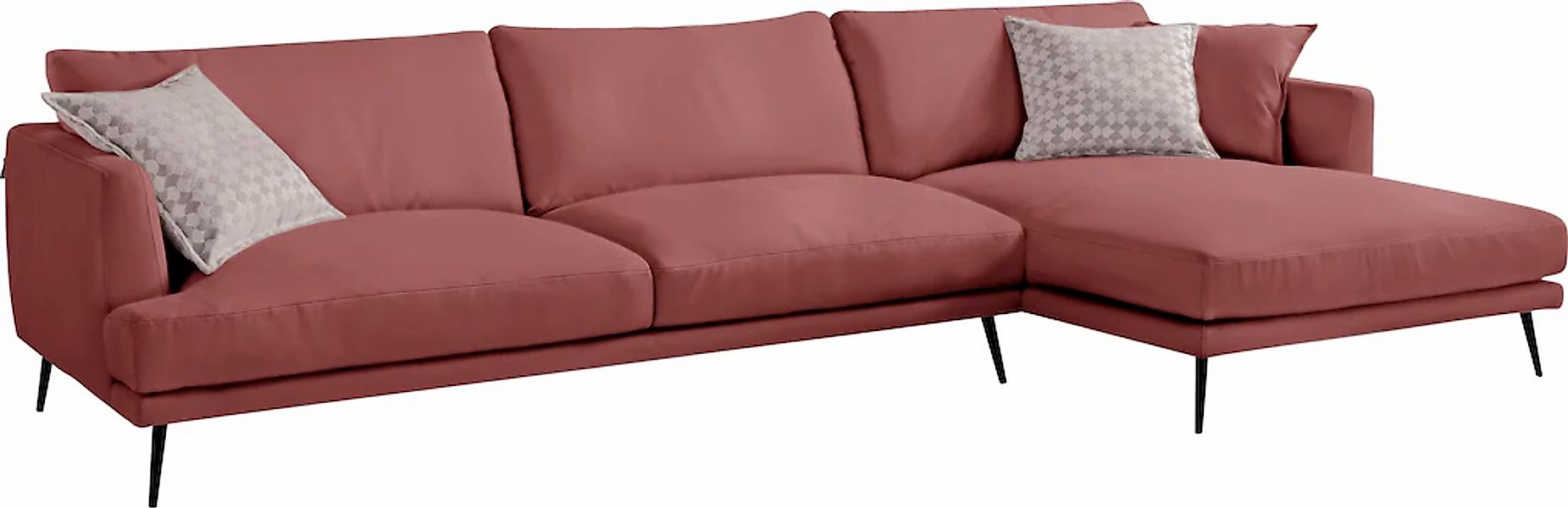 Egoitaliano Ecksofa "Sophia, Designsofa mit extrakomfortablem Sitzkomfort, günstig online kaufen
