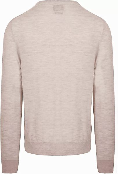 King Essentials The John Pullover Merino Greige - Größe M günstig online kaufen