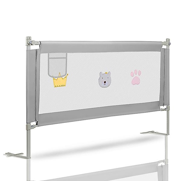 Clanmacy Bettschutzgitter 180CM Bettgitter Kinderbettgitter Babybettgitter günstig online kaufen