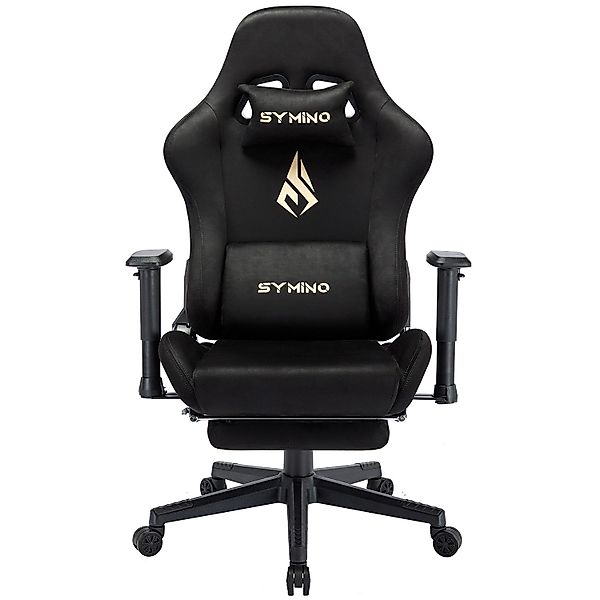 symino Gaming-Stuhl Premium Alcantara Stoff, ergonomischer, günstig online kaufen