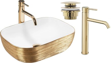 GTM Design Aufsatzwaschbecken BELINDA Modern Waschbeckenm günstig online kaufen