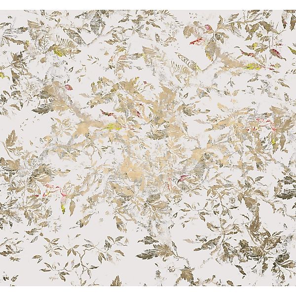 Komar Fototapete Vlies Golden Feathers  400 x 280 cm günstig online kaufen