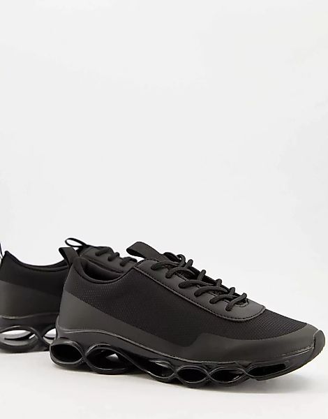 ASOS DESIGN – Dorla – Sneaker in Schwarz günstig online kaufen