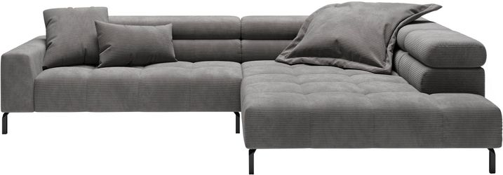 PLACES OF STYLE Ecksofa "Claya, L-Form, incl. Kopfteilverstellung, Breite 3 günstig online kaufen