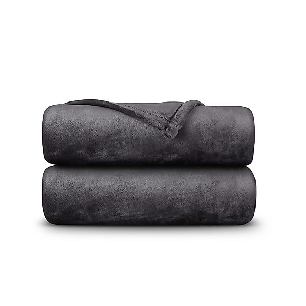 Bestlivings Kuscheldecke Cashmere Touch 150 x 200 cm Anthrazit günstig online kaufen