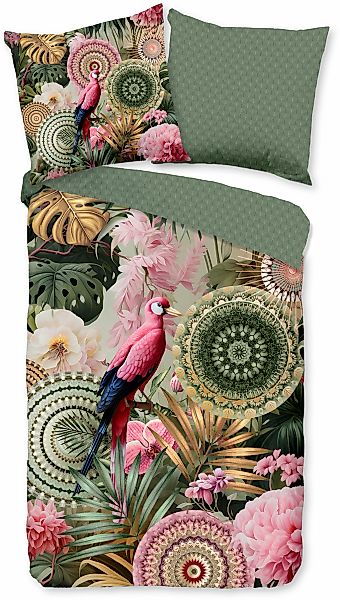 hip Wendebettwäsche "Palay" 2 Stk. tlg. Satin, Reißverschluss, Wendeoptik, günstig online kaufen