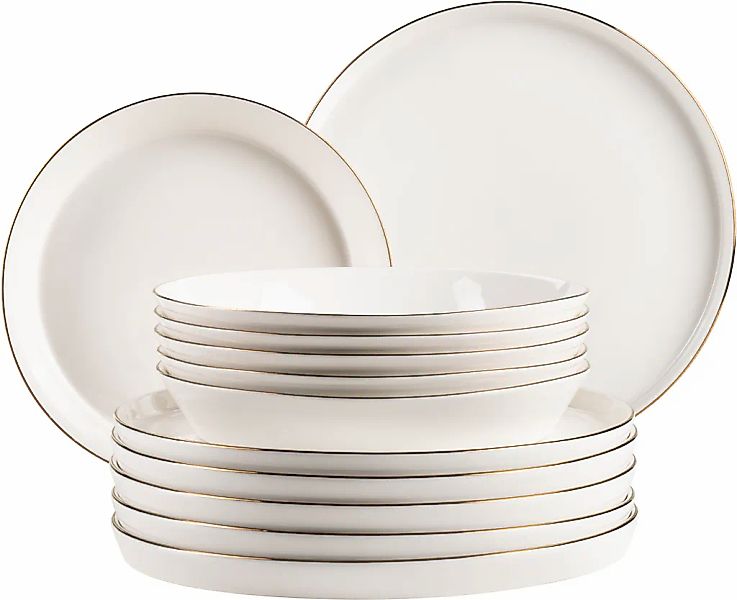 MÄSER Tafelservice "SITA, aus Porzellan" Teller Set, Geschirr-Set, Service günstig online kaufen