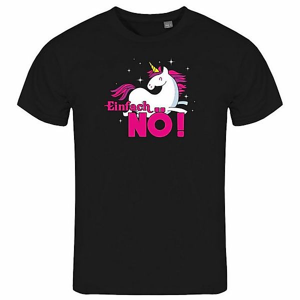 deinshirt Print-Shirt Herren T-Shirt Einhorn Einfach NÖ Funshirt mit Motiv günstig online kaufen