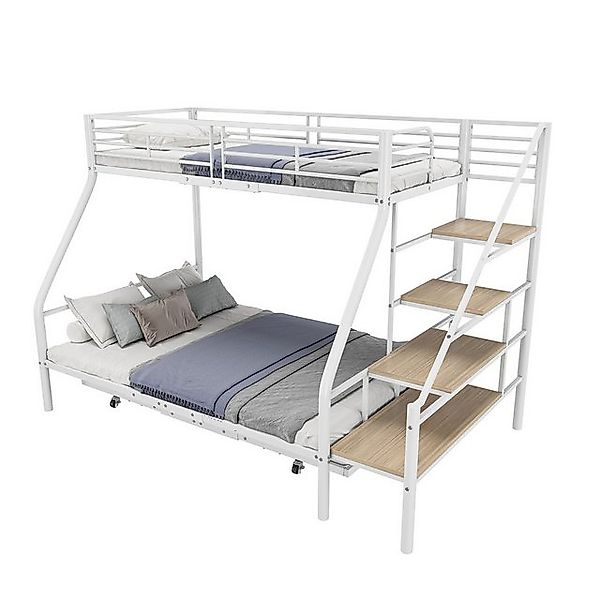 Yorbay Etagenbett Kinderbett Hochbett mit Ausziehbett Rollbett (90 x 200/14 günstig online kaufen