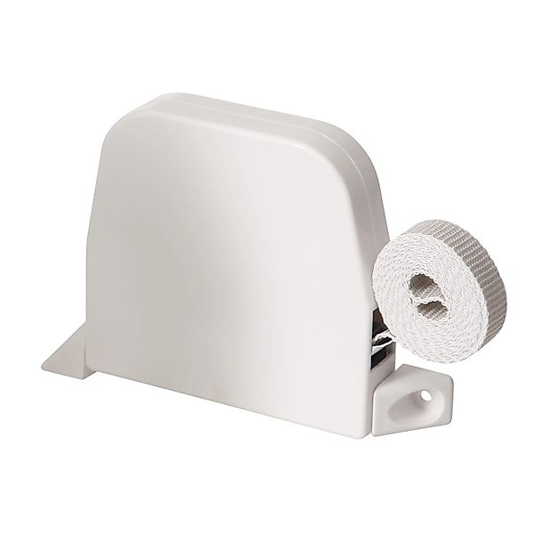 Rollwin Rolladen Gurtwickler Aufputz 185mm Lochabstand Weiß Maxi Rollladen günstig online kaufen