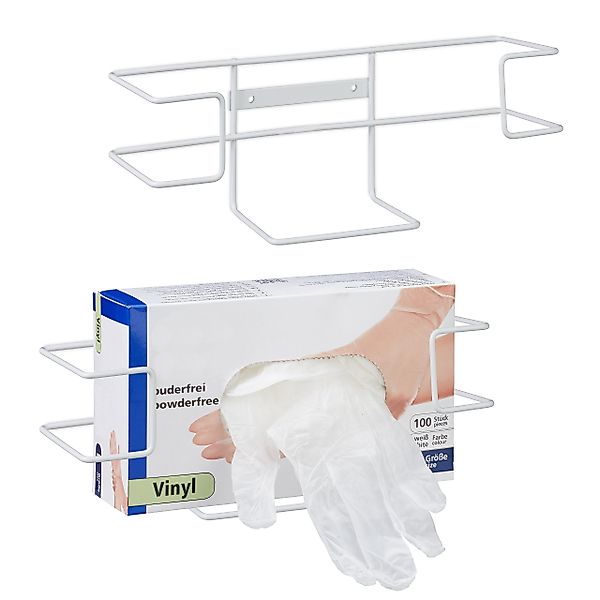 relaxdays Einweghandschuhe Handschuhspender 2er Set günstig online kaufen
