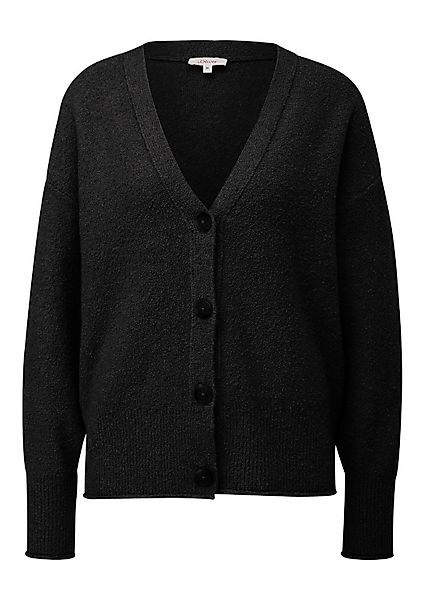 s.Oliver Strickjacke (1-tlg) Relaxed Fit, Bouclé, günstig online kaufen