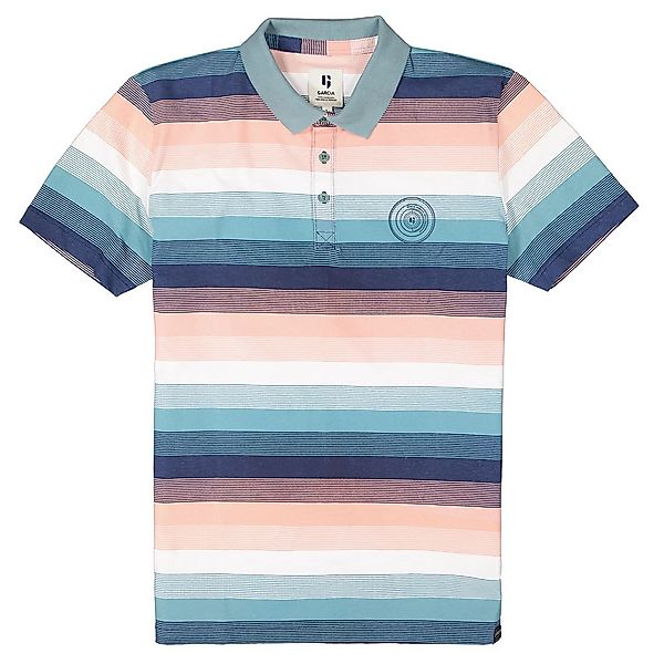 Garcia Kurzarm Polo Shirt M Denim Blue günstig online kaufen
