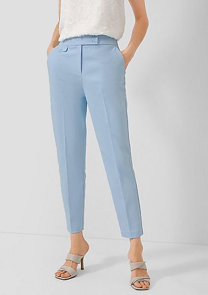 s.Oliver 7/8-Hose Hose Slim-Fit-Hose aus Baumwollmix mit Elastikbund günstig online kaufen