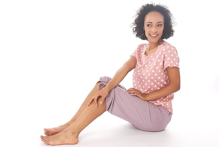 Consult-Tex Capri-Pyjama Damen Shorty Capri Pyjama günstig online kaufen
