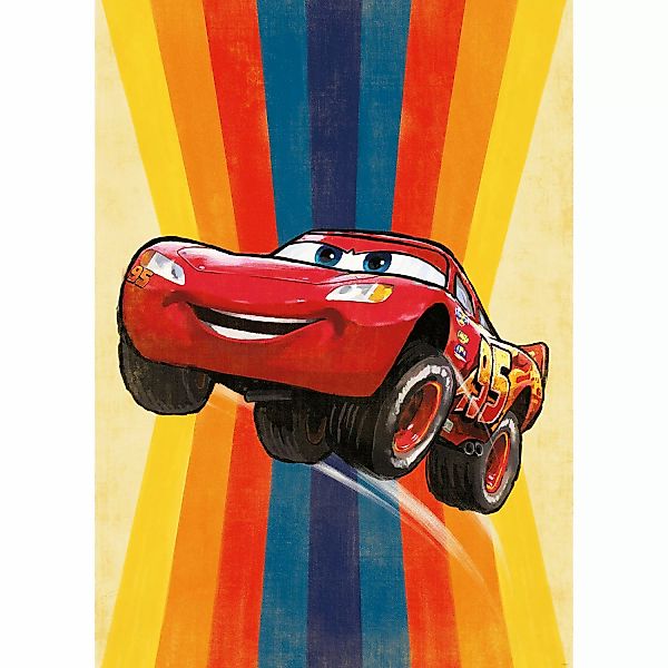 Disney Fototapete Cars Rot Gelb und Blau 200 x 280 cm 612086 günstig online kaufen