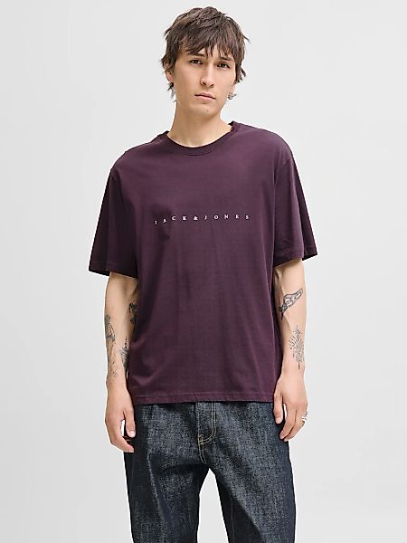 Jack & Jones Rundhalsshirt "JJESTAR mit Pigmentprint und Baumwollgefühl" Ba günstig online kaufen