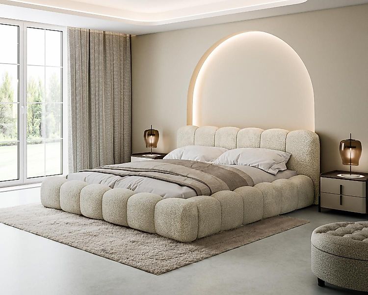 Compleo Polsterbett Designerbett, exklusives Bett, Modern günstig online kaufen
