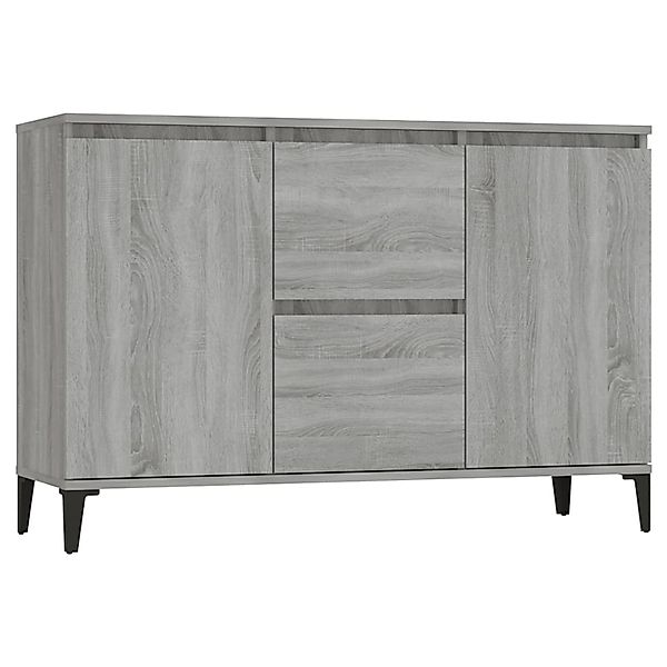 vidaXL Sideboard Grau Sonoma 102x35x70 cm Holzwerkstoff 815166 günstig online kaufen
