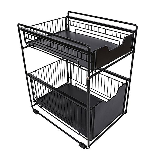 JEOBEST Küchenregal Schubladenregal mit 2 Körben Waschbecken Regal Untersch günstig online kaufen