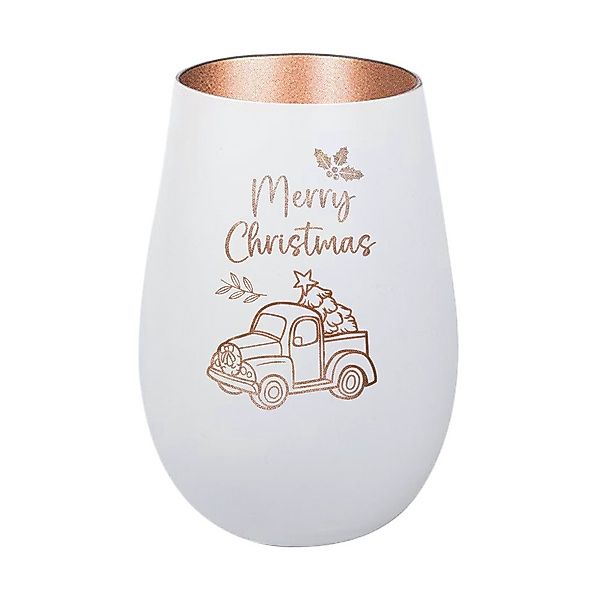 Der Porzellan-Laden Windlicht Windlicht Merry Christmas günstig online kaufen