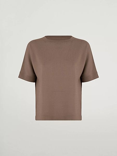 Wolford - Merino Blend Top Short Sleeves, Frau, beige mele, Größe: S günstig online kaufen