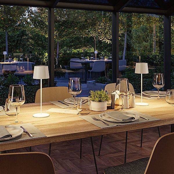 Paulmann LED Außen-Tischleuchte Akkuleuchte Gilo IP44 dimmbar, ohne Leuchtm günstig online kaufen