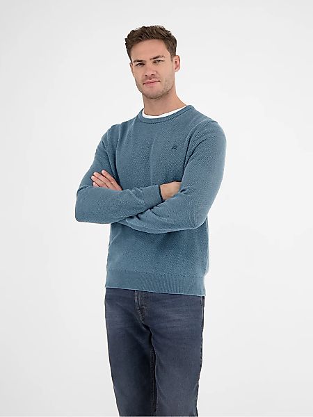 LERROS Strickpullover "LERROS Leichter Strickpullover mit schmaler Rippstru günstig online kaufen
