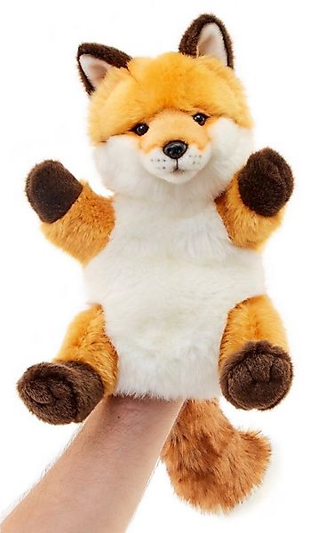 Uni-Toys Kuscheltier Handpuppe Rotfuchs - 28 cm (Höhe) - Plüsch-Fuchs, Plüs günstig online kaufen