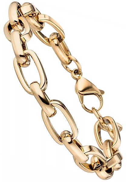 JOBO Armband, Edelstahl gold-farben beschichtet 22 cm günstig online kaufen