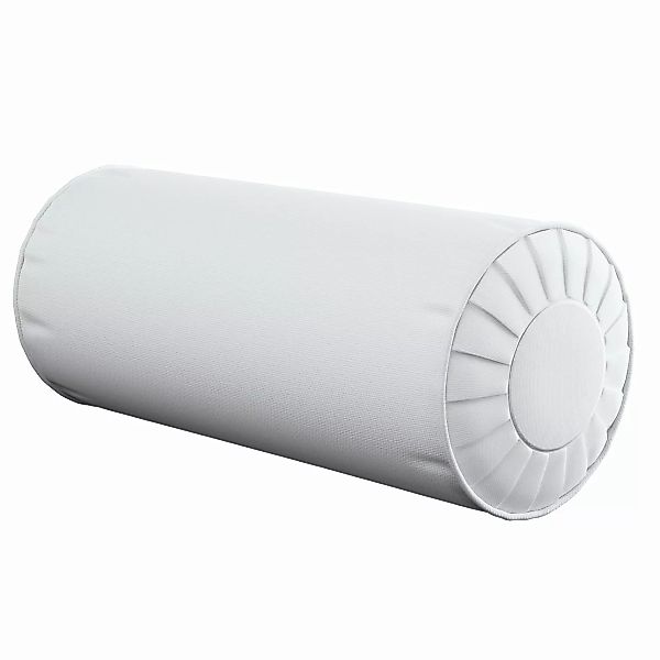 Nackenrolle mit Falten, weiß, Ø 20 x 50 cm, Loneta (133-02) günstig online kaufen