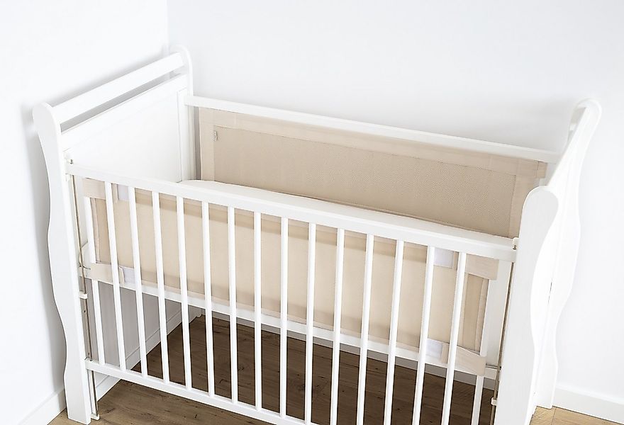 Loolay Bettnestchen BEIGE Atmungsaktiv Netzstoff BETTUMRANDUNG für 140 x 70 günstig online kaufen