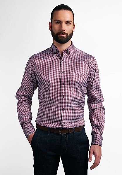 Eterna Langarmhemd "MODERN FIT" EASY IRON (bügelleicht) günstig online kaufen