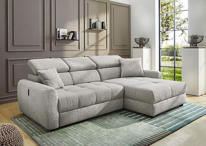 Jockenhöfer Gruppe Ecksofa Move L-Form, B: 270 cm, mit 60 cm elektr. Sitzti günstig online kaufen