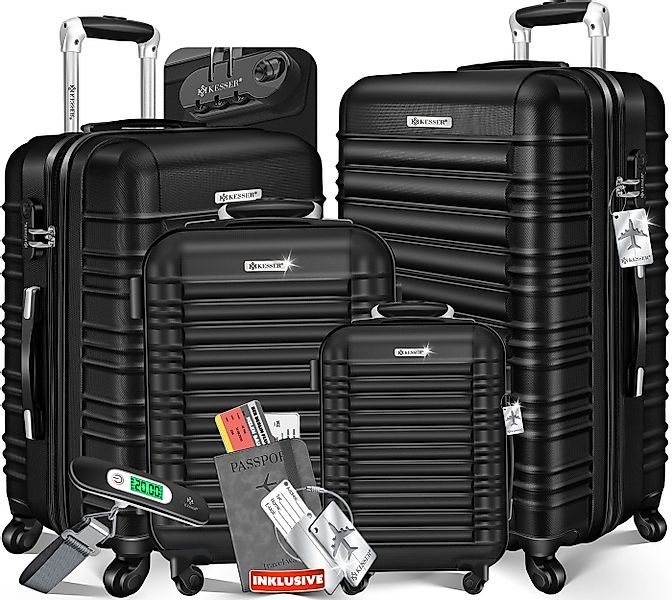 KESSER Kofferset, 4 Rollen, (4 tlg), 4tlg. Hartschalenkofferset Hartschalen günstig online kaufen