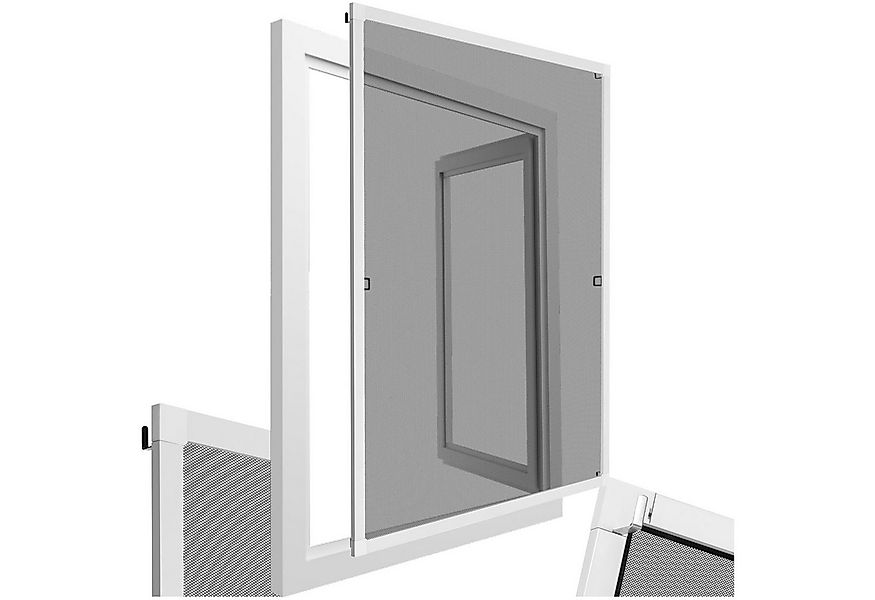 tectake Insektenschutz-Fensterrahmen Fliegengitter, für Fenster günstig online kaufen