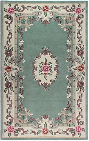 FLAIR RUGS Wollteppich "Aubusson" rechteckig 10 mm Höhe Wolle, Teppich, Woh günstig online kaufen