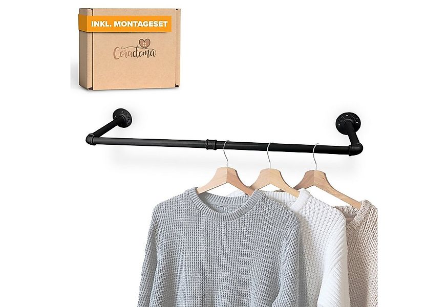 Coradoma Kleiderstange Kleiderständer für Wandmontage, Jackenständer Garder günstig online kaufen