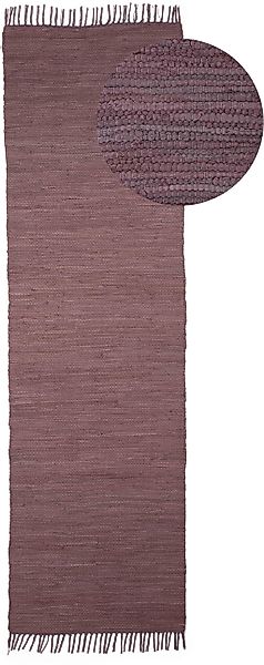 OTTO home Läufer "Handweb Uni, Wendetepich" rechteckig 5 mm Höhe Fleckerlte günstig online kaufen